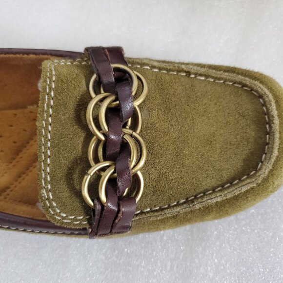 Sage Suede Naturalizer Shoes. Size 7½W - Picture 5 of 12